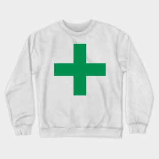 Greek cross (green) Crewneck Sweatshirt